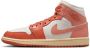 Jordan Aj1 Mid Sneakers Dames Beige Leer - Thumbnail 1