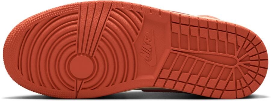 Jordan Aj1 Mid Sneakers Dames Beige Leer - Foto 4