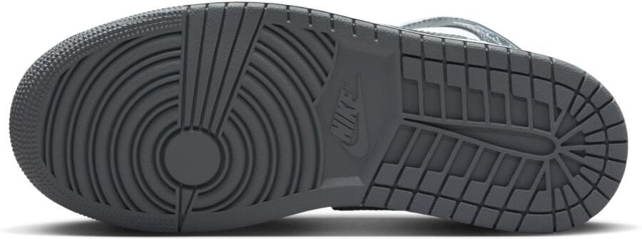 Jordan Aj1 Mid Sneakers Dames Wit Leer - Foto 4