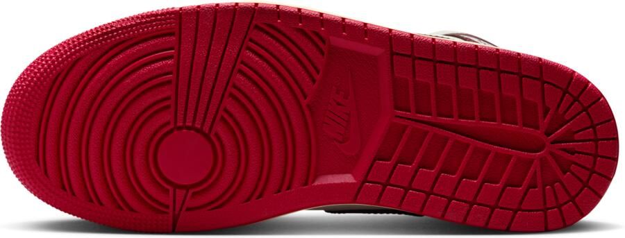 Jordan Aj1 Mid Sneakers Dames Wit Leer - Foto 3