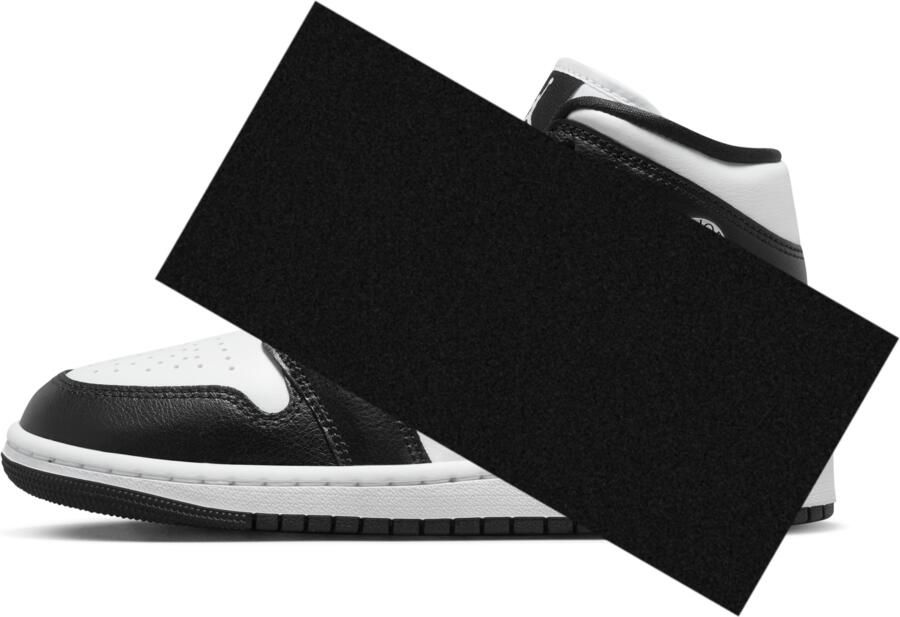 Jordan Wmns Air 1 Mid Basketball Schoenen white black white maat: 36 beschikbare maaten:36.5 37.5 38.5 39 40.5 41 42 36 - Foto 5