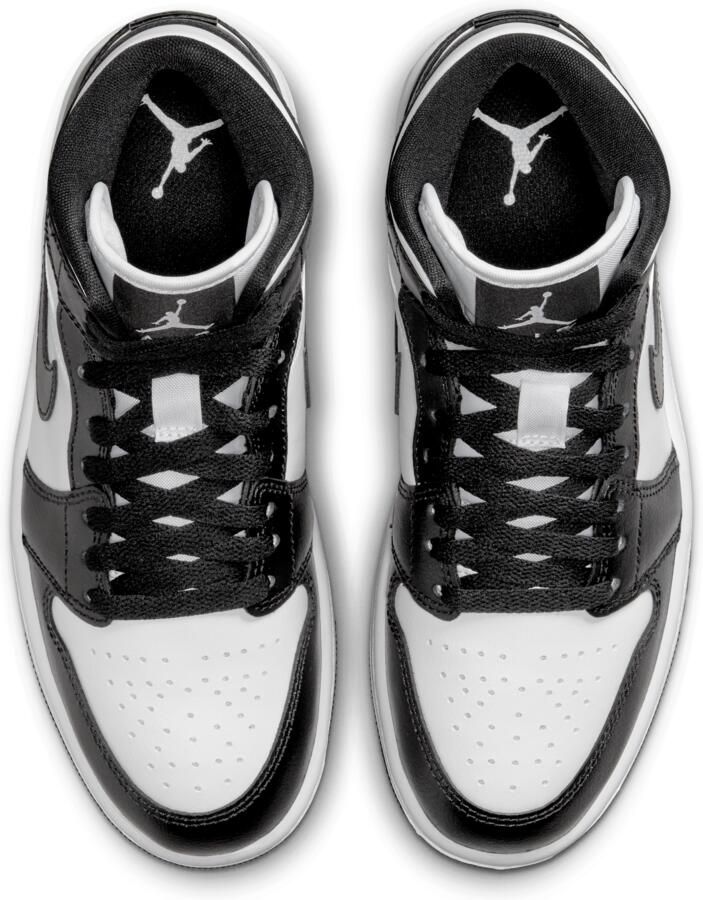 Jordan Wmns Air 1 Mid Basketball Schoenen white black white maat: 36 beschikbare maaten:36.5 37.5 38.5 39 40.5 41 42 36 - Foto 6
