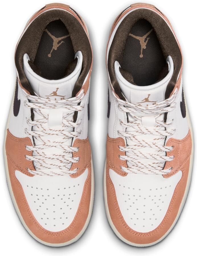 Jordan Aj1 Sneakers Dames Wit Leer - Foto 2