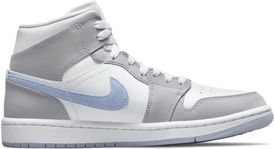 Jordan 1 Mid Dames Schoenen White Leer Synthetisch Foot Locker - Foto 4