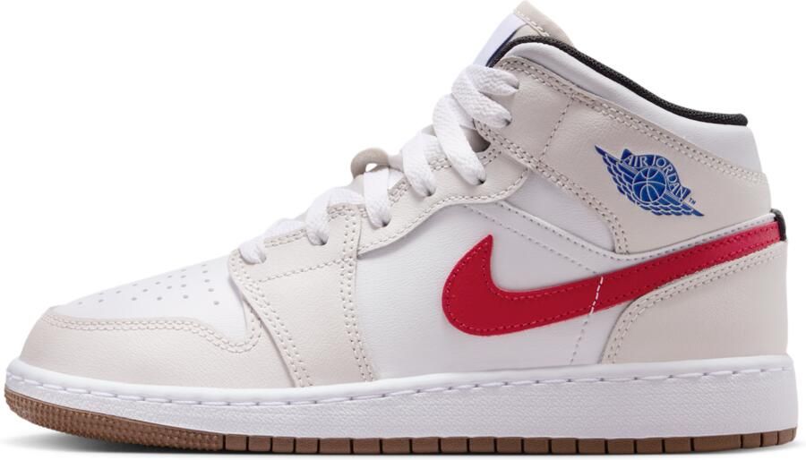 Jordan Air 1 Mid Kinderschoenen Grijs