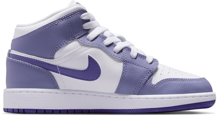 Jordan Aj1 Mid Kindersneakers Paars Mesh Synthetisch - Foto 3