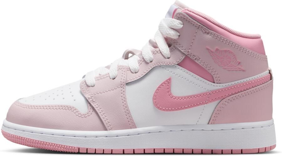 Jordan 1 Mid Kindersneakers Roze Textil - Foto 4