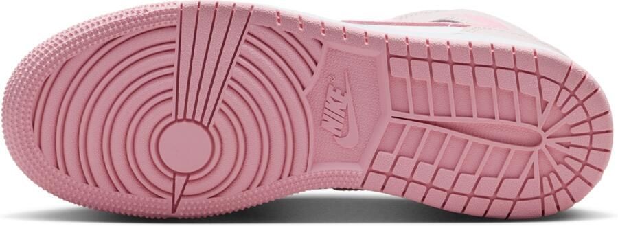 Jordan 1 Mid Kindersneakers Roze Textil - Foto 3