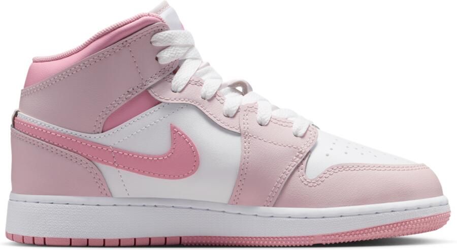 Jordan 1 Mid Kindersneakers Roze Textil - Foto 2