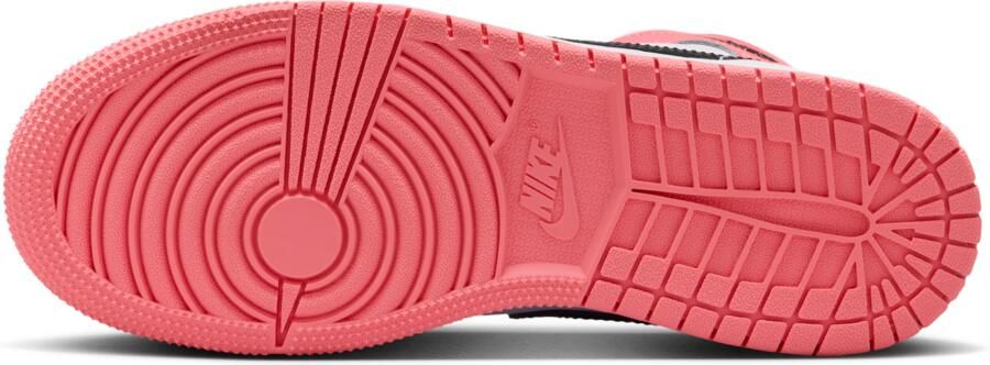 Jordan Aj1 Mid Kindersneakers Rood Mesh Synthetisch - Foto 4