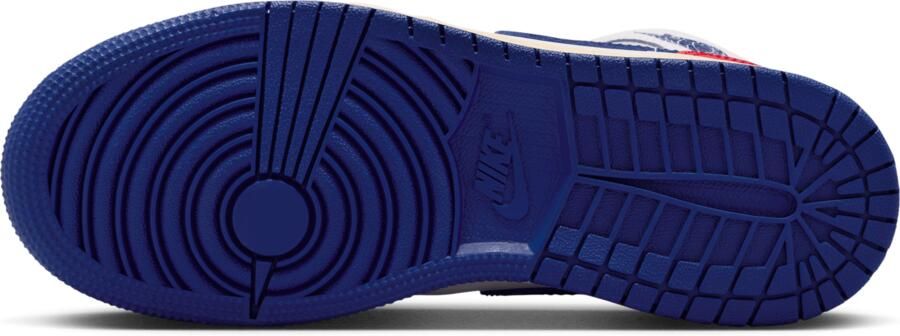 Jordan Aj1 Mid Kindersneakers Wit Mesh Synthetisch - Foto 4