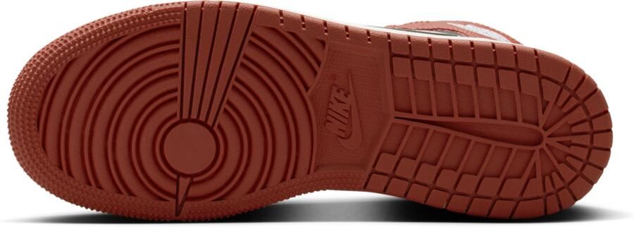 Jordan 1 Mid Kindersneakers Wit Textil - Foto 3