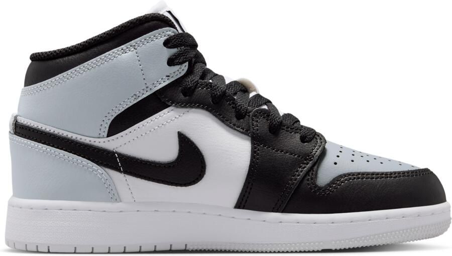 Jordan Aj1 Mid Kindersneakers Zwart Mesh Synthetisch - Foto 3