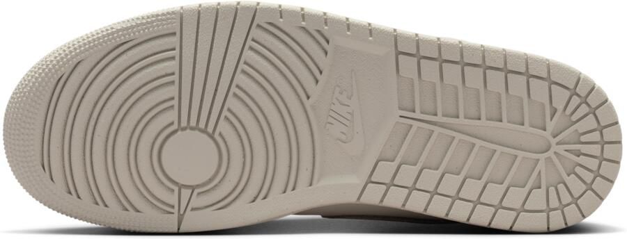 Jordan Aj1 Mid Sneakers Dames Grijs Leer - Foto 4