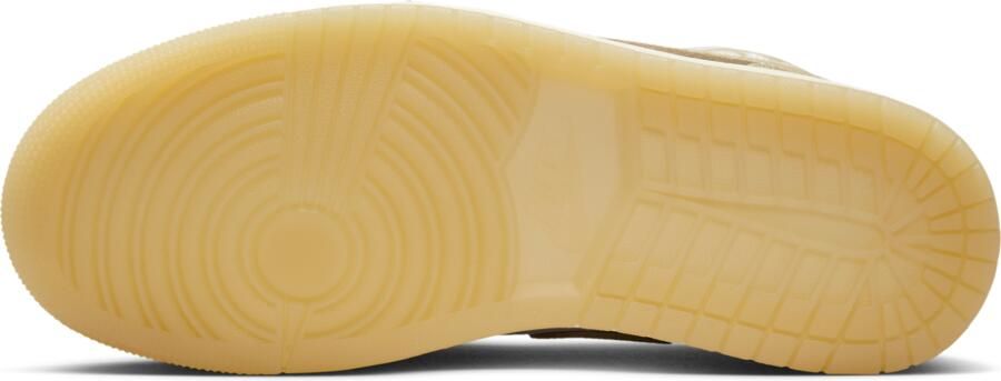 Jordan Aj1 Mid Sneakers Dames Wit Mesh Synthetisch - Foto 3