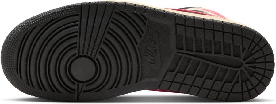 Jordan 1 Mid Sneakers Dames Wit Mesh Synthetisch - Foto 4