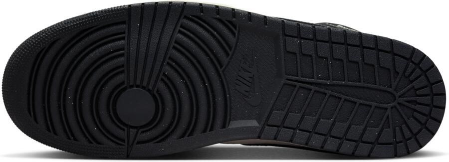 Jordan Aj1 Mid Sneakers Heren Beige Leer Synthetisch - Foto 4