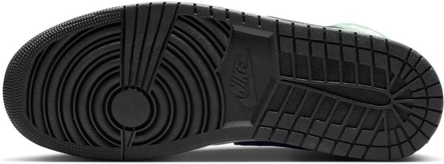 Jordan Aj1 Mid Sneakers Heren Wit Leer Synthetisch - Foto 4