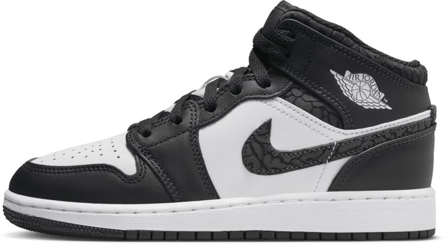 Jordan Air 1 Mid SE Kinderschoenen Zwart - Foto 4