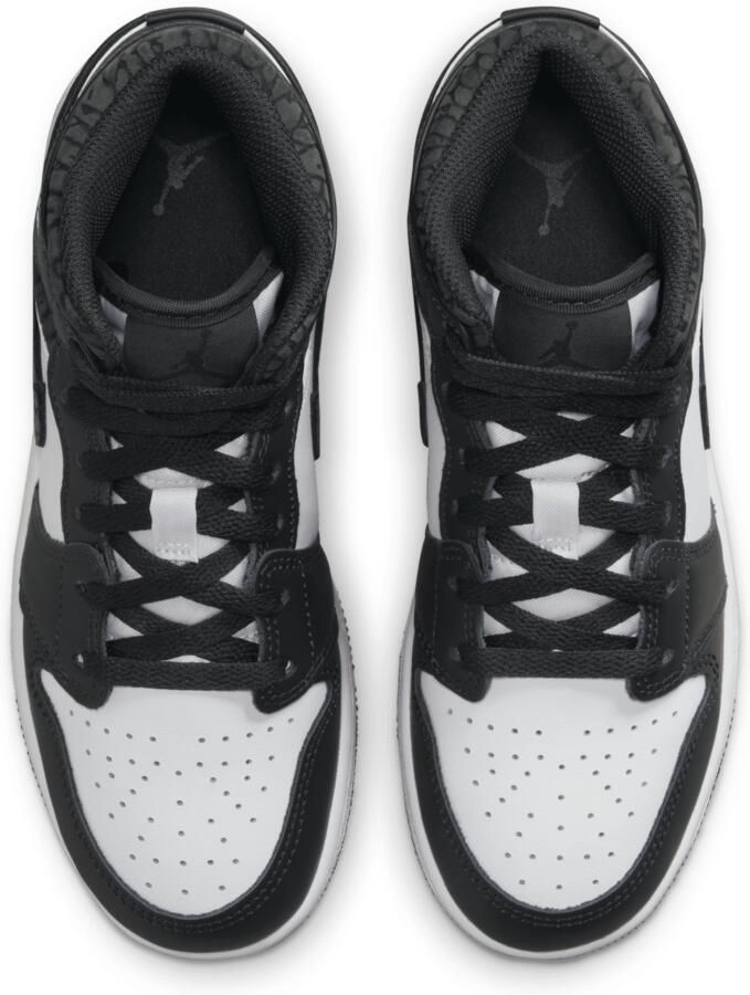 Jordan Air 1 Mid SE Kinderschoenen Zwart