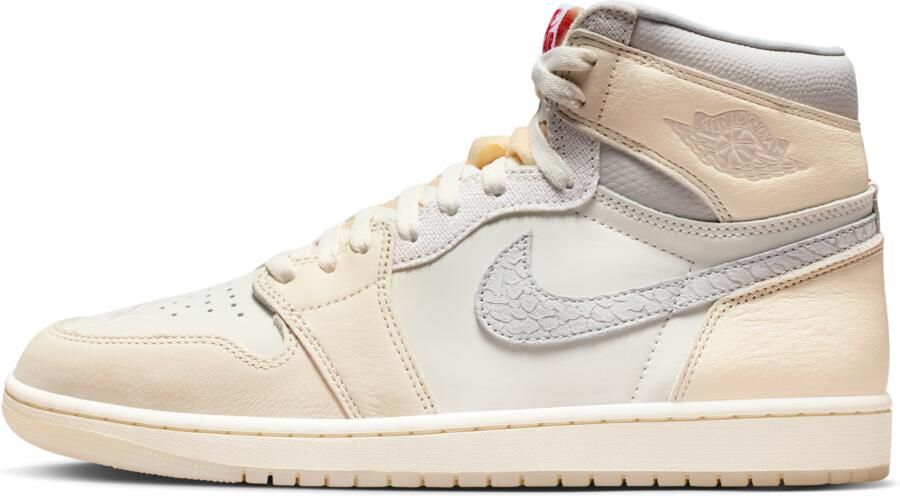 Jordan Aj1 Retro High Og Sneakers Heren Wit Leer