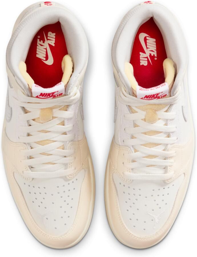 Jordan Aj1 Retro High Og Sneakers Heren Wit Leer - Foto 2