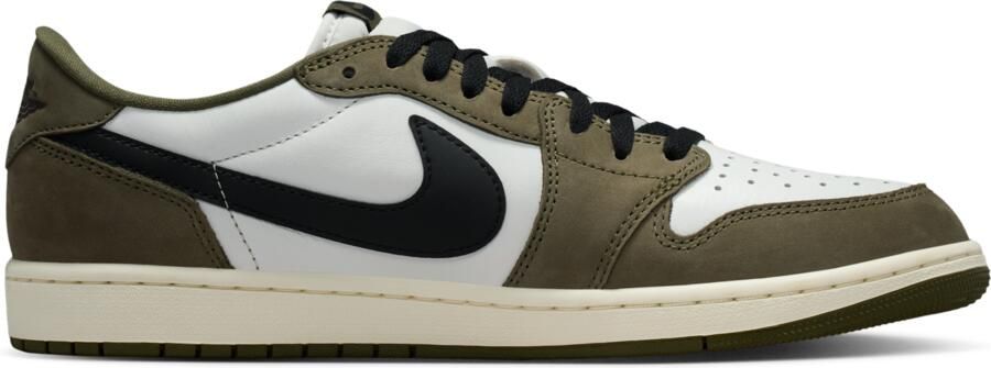 Jordan Air  1 Retro Low 'Medium Olive and Summit White' Groen - Foto 4