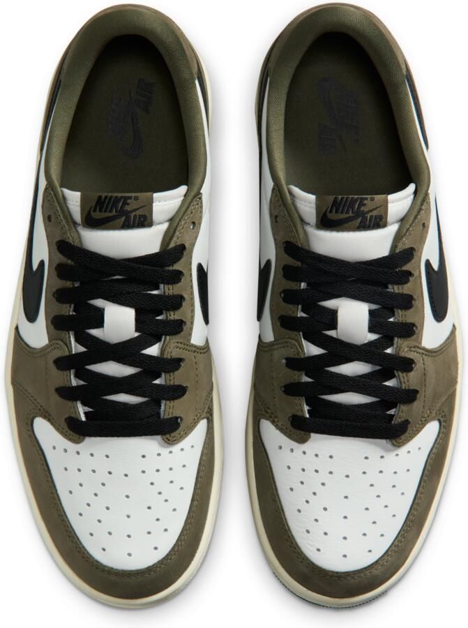 Jordan Air  1 Retro Low 'Medium Olive and Summit White' Groen - Foto 2