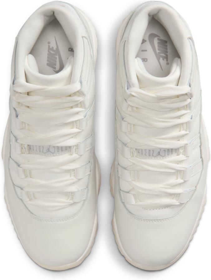 Jordan 11 Retro Sneakers Dames Wit Leer Synthetisch