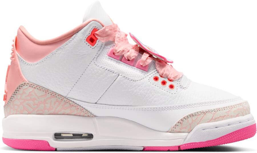 Jordan Air 3 Retro Kinderschoenen Roze - Foto 3