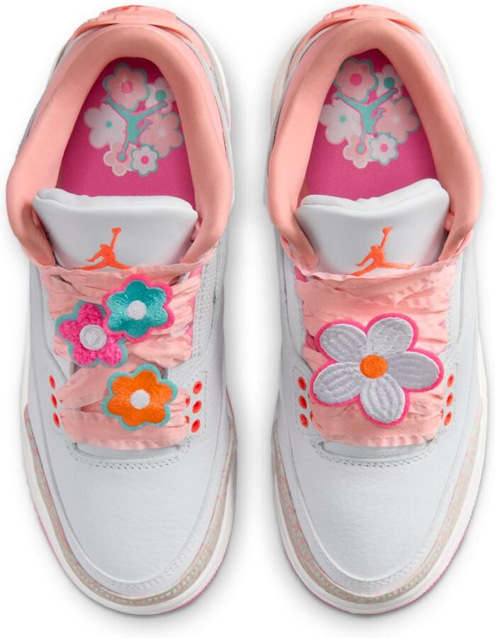 Jordan Air 3 Retro Kinderschoenen Roze - Foto 2