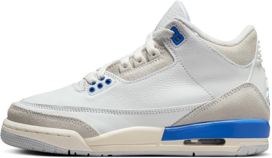 Jordan Aj3 Retro Kindersneakers Wit Leer