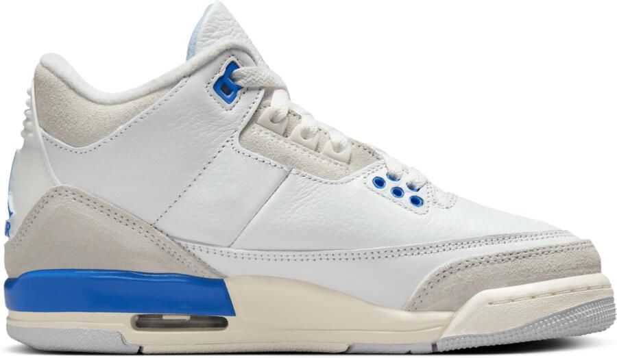 Jordan Aj3 Retro Kindersneakers Wit Leer - Foto 3