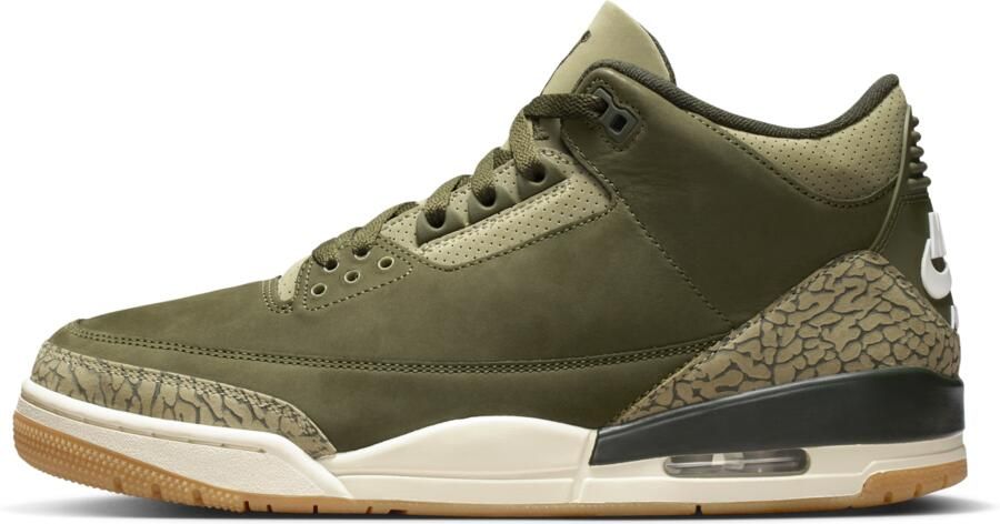 Jordan Air 3 Retro 'Medium Olive' herenschoenen Groen