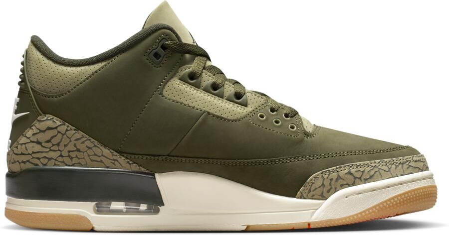 Jordan Air 3 Retro 'Medium Olive' herenschoenen Groen - Foto 3