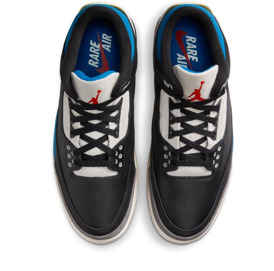 Jordan Aj3 Retro Heren Schoenen Zwart Maat: 40.5 Leer Foot Locker