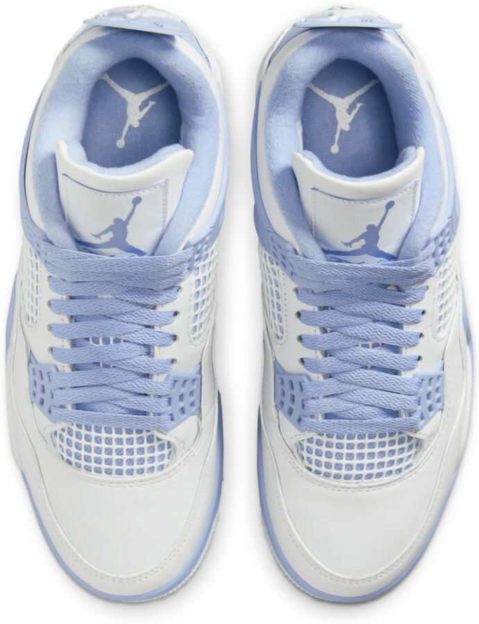 Jordan Air  4 Retro 'Aluminum' damesschoenen Wit - Foto 3