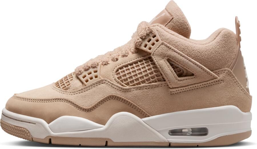 Jordan Retro 4 Sneakers Dames Bruin Leer - Foto 2