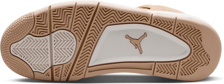 Jordan Retro 4 Sneakers Dames Bruin Leer - Foto 4