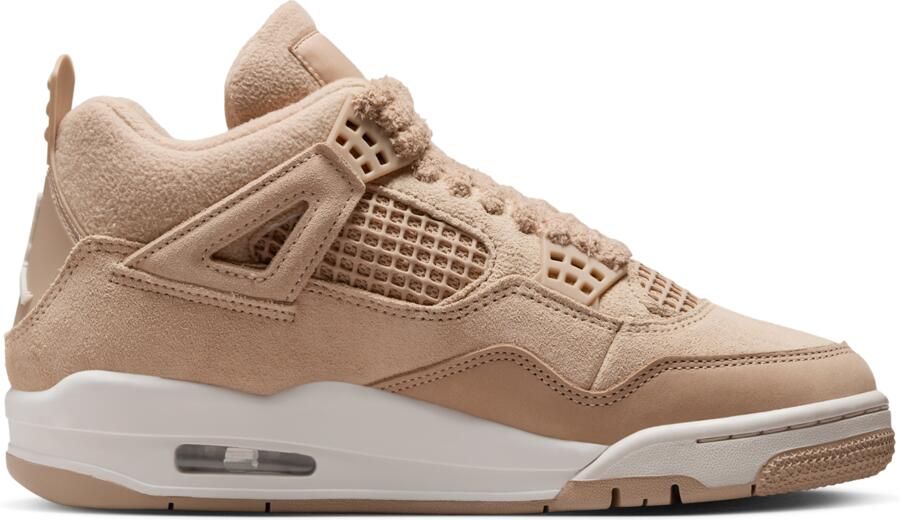 Jordan Retro 4 Sneakers Dames Bruin Leer - Foto 3