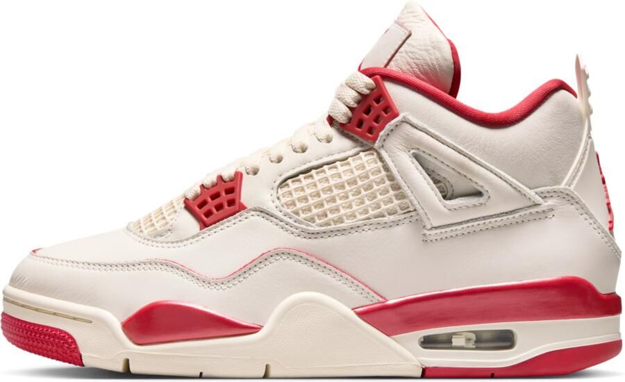 Jordan Air 4 Retro 'Pale Ivory and Tough Red' damesschoenen Bruin