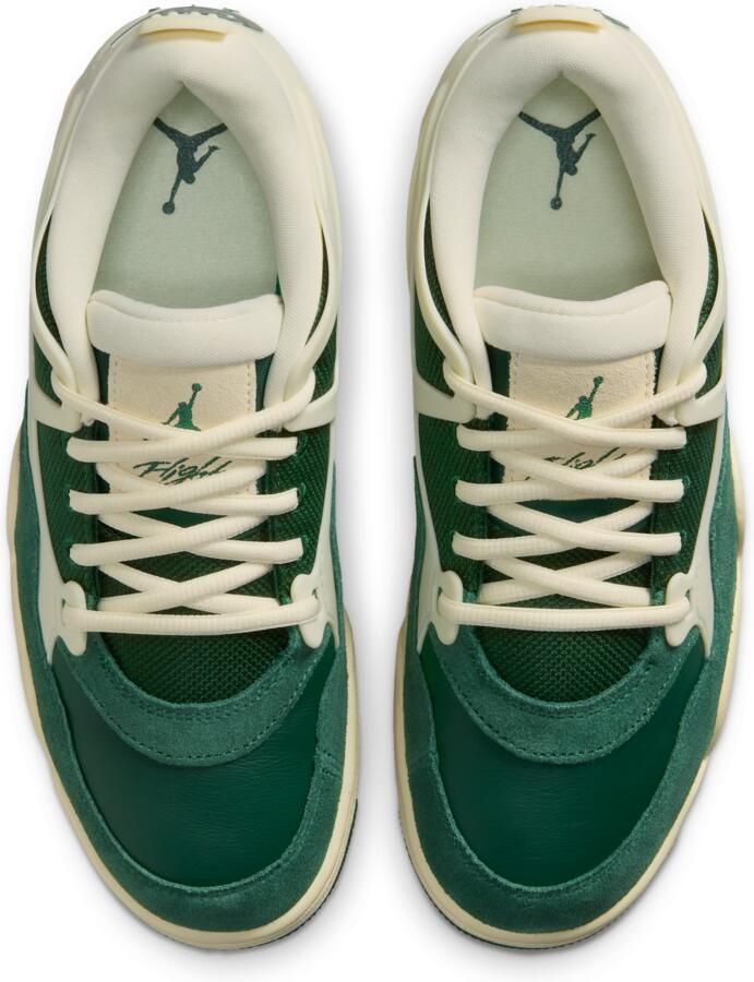Jordan Air 4 Rm Sneakers Dames Groen Mesh Synthetisch