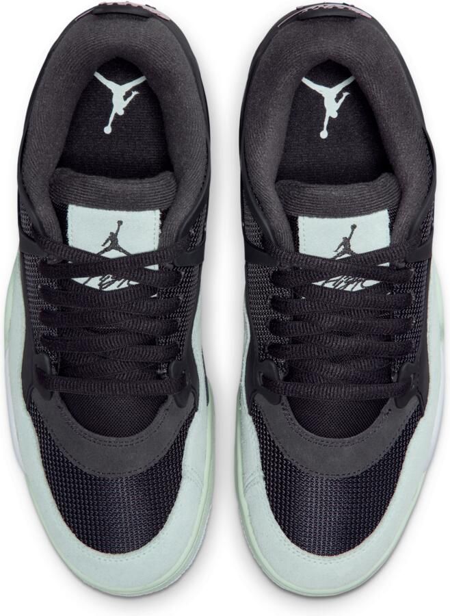 Jordan 4 Rm Sneakers Heren Zwart Mesh Synthetisch - Foto 2