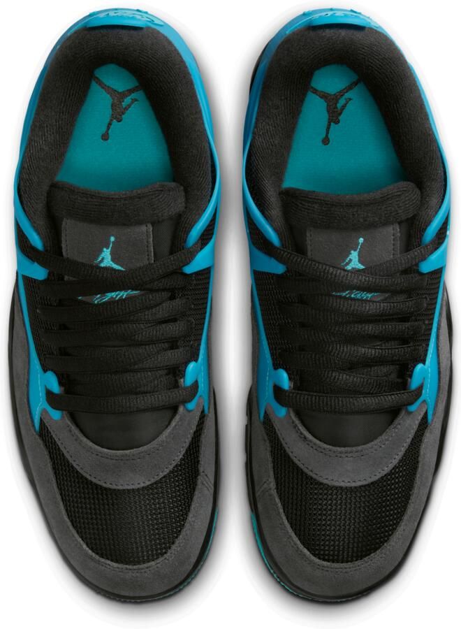 Jordan 4Rm Sneakers Heren Zwart Mesh Synthetisch