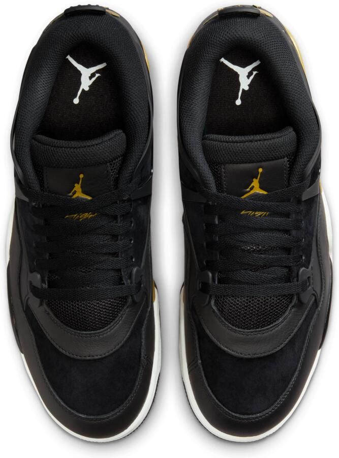 Jordan 4Rm Sneakers Heren Zwart Mesh Synthetisch