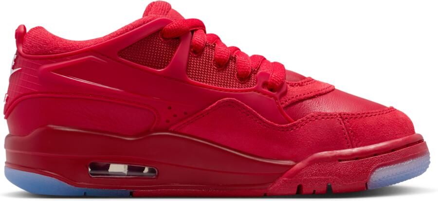 Jordan Air 4 Rm Kindersneakers Rood Mesh Synthetisch - Foto 2