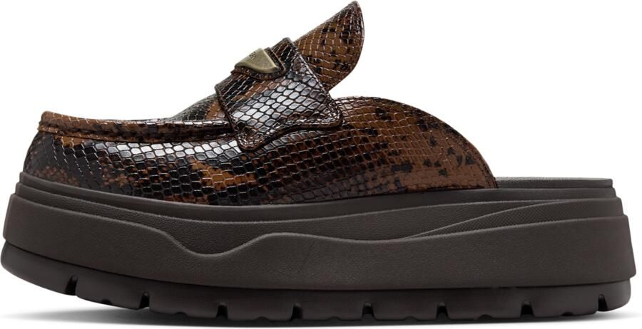 Jordan Mule Slippers en Sandalen Dames Bruin Mesh Synthetisch - Foto 2