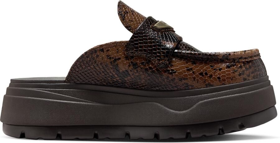 Jordan Mule Slippers en Sandalen Dames Bruin Mesh Synthetisch - Foto 3