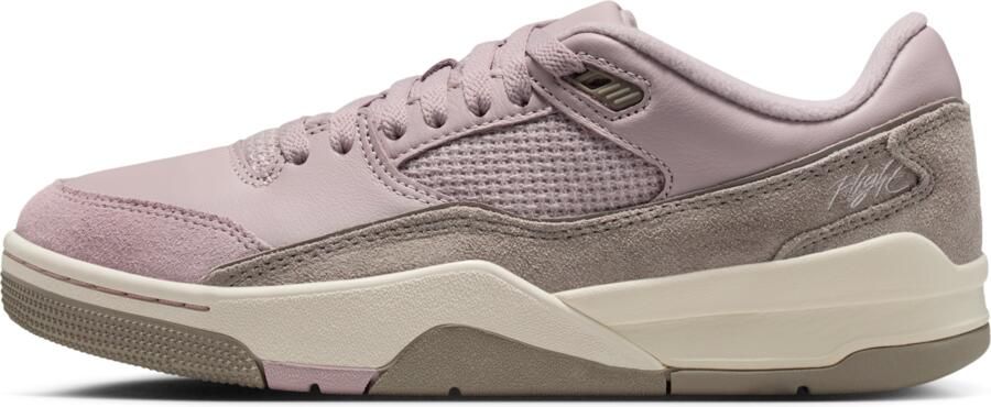 Jordan Flight Sneakers Dames Roze Mesh Synthetisch