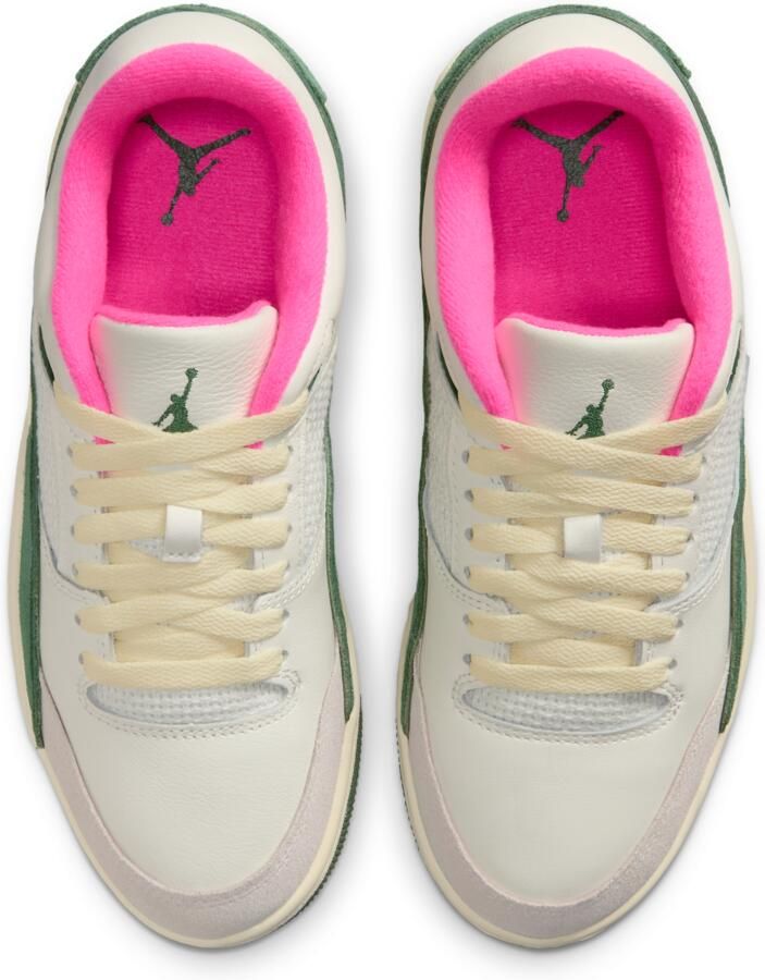 Jordan Flight Sneakers Dames Wit Mesh Synthetisch